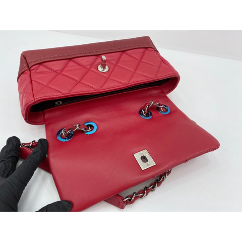 CHANEL Matrasse Shoulder Bag Red WS32141