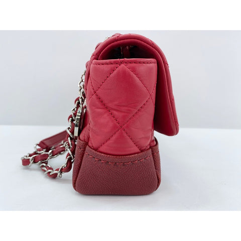 CHANEL Matrasse Shoulder Bag Red WS32141