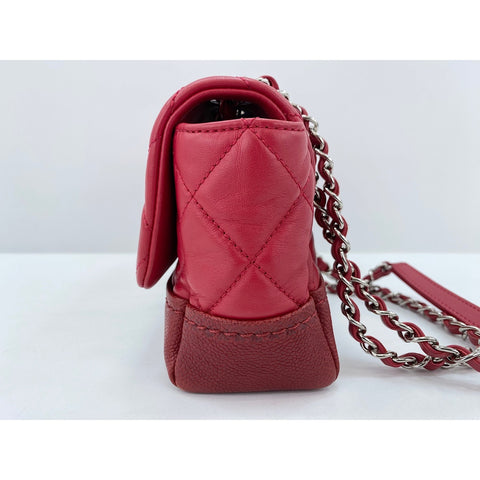 CHANEL Matrasse Shoulder Bag Red WS32141