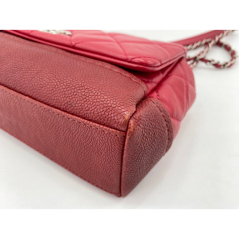 CHANEL Matrasse Shoulder Bag Red WS32141