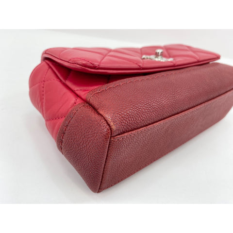 CHANEL Matrasse Shoulder Bag Red WS32141