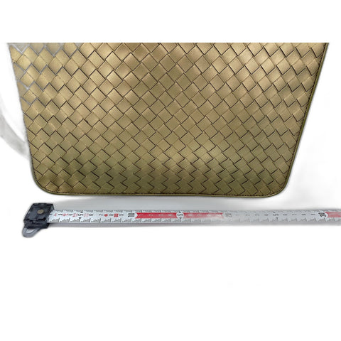 BOTTEGAVENETA INTRECCIATO Shoulder Bag gold WS32143