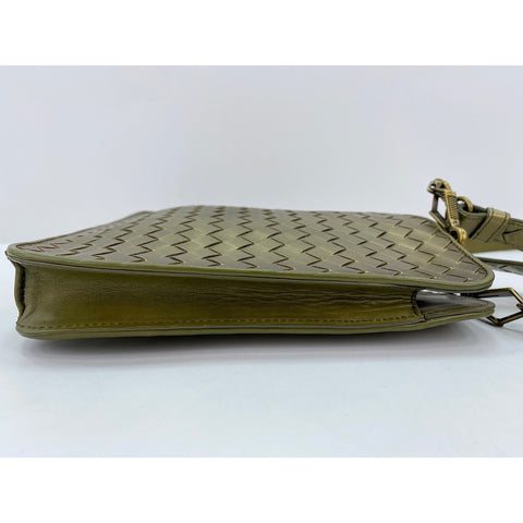 BOTTEGAVENETA INTRECCIATO Shoulder Bag gold WS32143