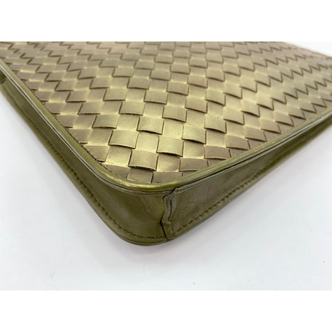 BOTTEGAVENETA INTRECCIATO Shoulder Bag gold WS32143
