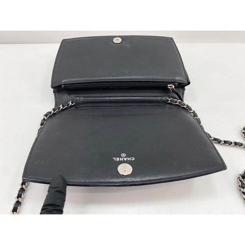 CHANEL Makeup Shoulder Bag black WS32148