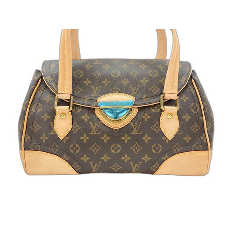 LOUIS VUITTON Beverly GM Handbag Brown WS32149