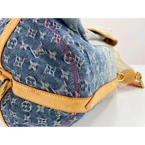 LOUIS VUITTON Sunburst PM Shoulder Bag blue WS32150