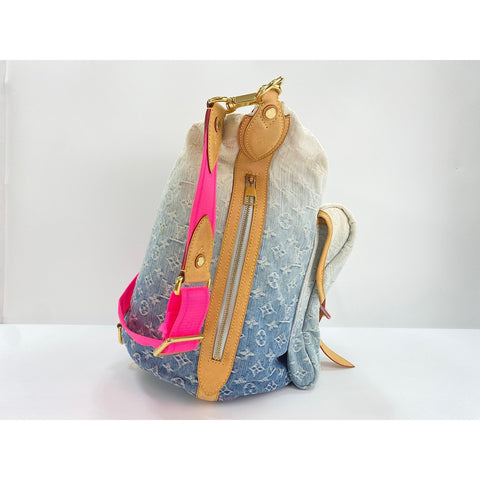 LOUIS VUITTON Sunburst PM Shoulder Bag blue WS32150