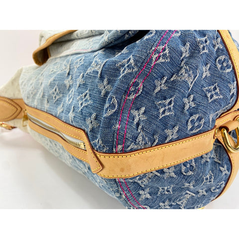 LOUIS VUITTON Sunburst PM Shoulder Bag blue WS32150