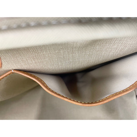 LOUIS VUITTON Deauville Handbag Brown WS32151
