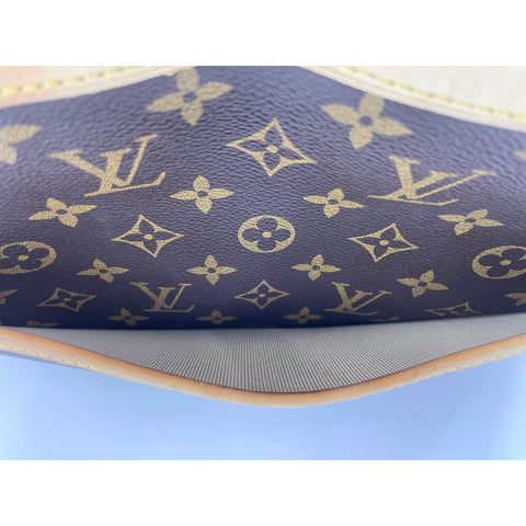 LOUIS VUITTON Deauville Handbag Brown WS32151