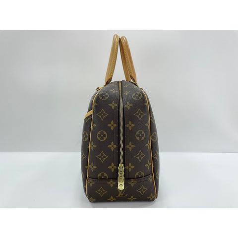LOUIS VUITTON Deauville Handbag Brown WS32151