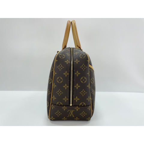 LOUIS VUITTON Deauville Handbag Brown WS32151