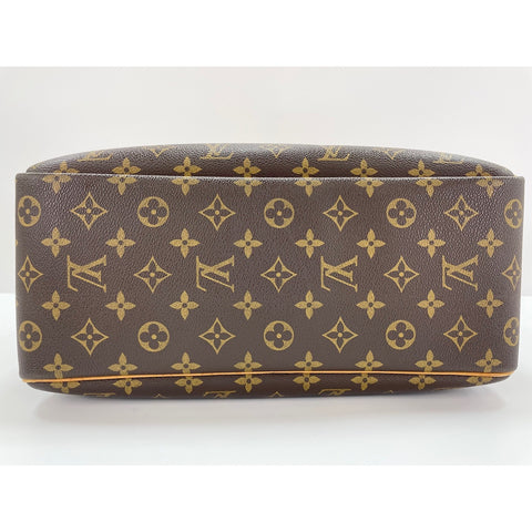 LOUIS VUITTON Deauville Handbag Brown WS32151