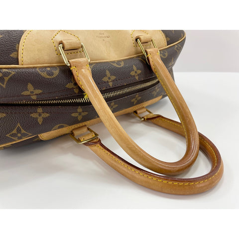 LOUIS VUITTON Deauville Handbag Brown WS32151