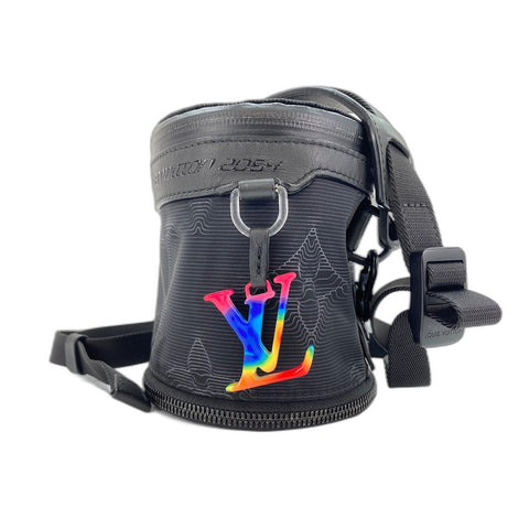 LOUIS VUITTON Expandable Polion Shoulder Bag black WS32153