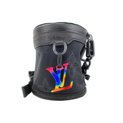 LOUIS VUITTON Expandable Polion Shoulder Bag black WS32153
