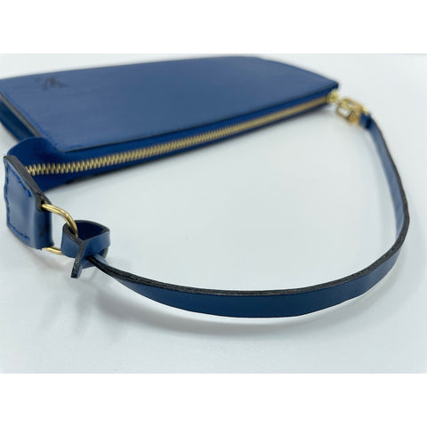 LOUIS VUITTON Pochette Accessoires Shoulder Bag blue WS32154