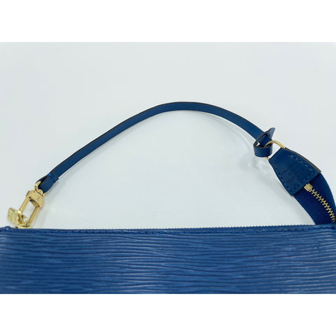 LOUIS VUITTON Pochette Accessoires Shoulder Bag blue WS32154