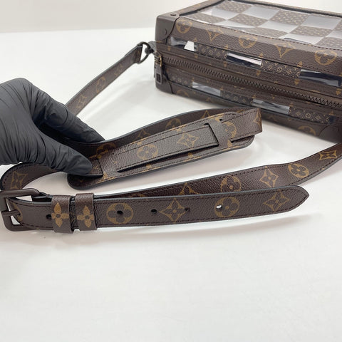 LOUIS VUITTON Slim Soft Trunk Shoulder Bag Brown WS32342