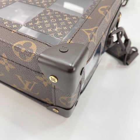 LOUIS VUITTON Slim Soft Trunk Shoulder Bag Brown WS32342