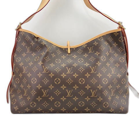 LOUIS VUITTON Carryall NM MM Shoulder Bag Brown WS32345
