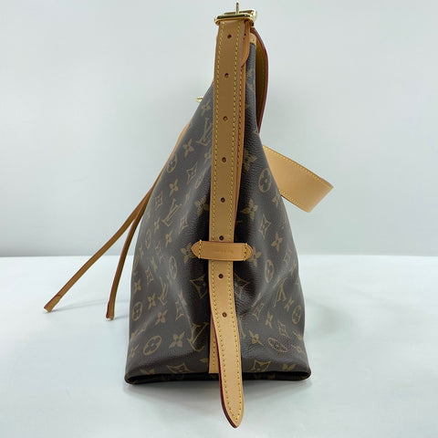 LOUIS VUITTON Carryall NM MM Shoulder Bag Brown WS32345