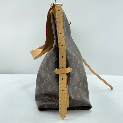 LOUIS VUITTON Carryall NM MM Shoulder Bag Brown WS32345