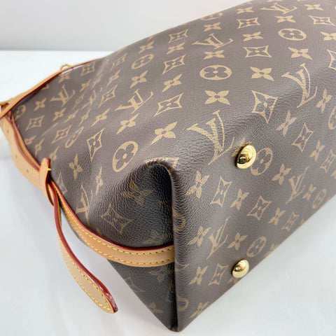 LOUIS VUITTON Carryall NM MM Shoulder Bag Brown WS32345