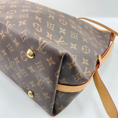 LOUIS VUITTON Carryall NM MM Shoulder Bag Brown WS32345