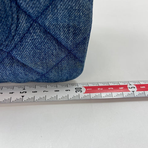 CHANEL Matrasse Handbag denim blue WS32347