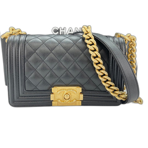 CHANEL Boy Chanel Small Shoulder Bag black WS32349