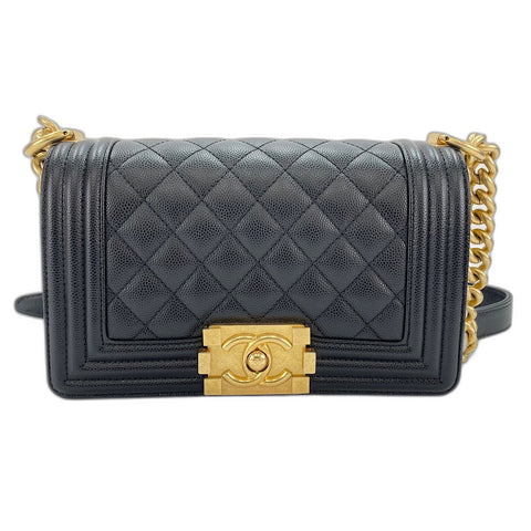 CHANEL Boy Chanel Small Shoulder Bag black WS32349