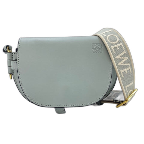 LOEWE Gate Dual Mini Shoulder Bag leather blue WS32353