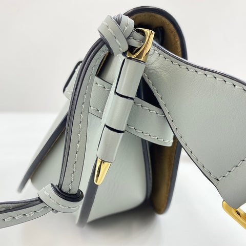 LOEWE Gate Dual Mini Shoulder Bag leather blue WS32353