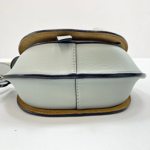 LOEWE Gate Dual Mini Shoulder Bag leather blue WS32353