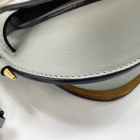 LOEWE Gate Dual Mini Shoulder Bag leather blue WS32353