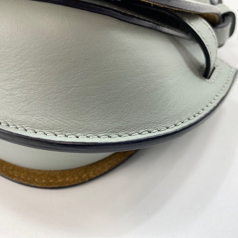 LOEWE Gate Dual Mini Shoulder Bag leather blue WS32353