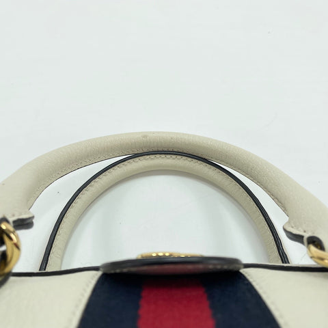 GUCCI Ophidia 2WAY Boston bag leather white WS32354