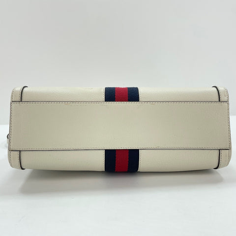 GUCCI Ophidia 2WAY Boston bag leather white WS32354