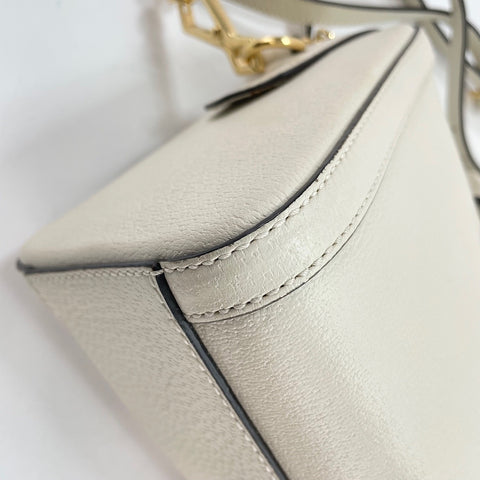 GUCCI Ophidia 2WAY Boston bag leather white WS32354
