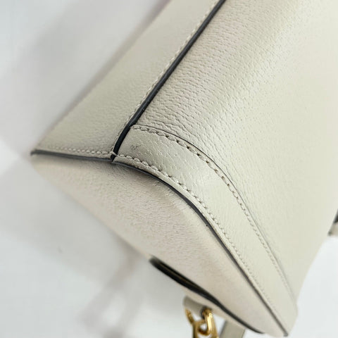 GUCCI Ophidia 2WAY Boston bag leather white WS32354
