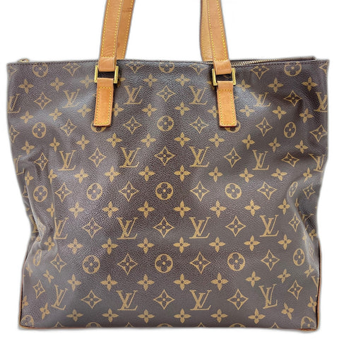 LOUIS VUITTON Cabas Mezzo Tote Bag Brown WS32357