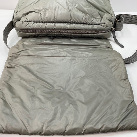 CHANEL Cococoon Messenger bag Nylon gray WS32360