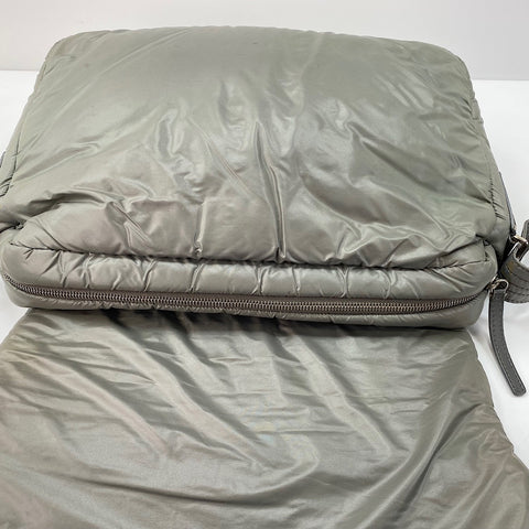 CHANEL Cococoon Messenger bag Nylon gray WS32360