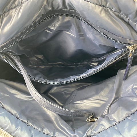 CHANEL Cococoon Messenger bag Nylon gray WS32360