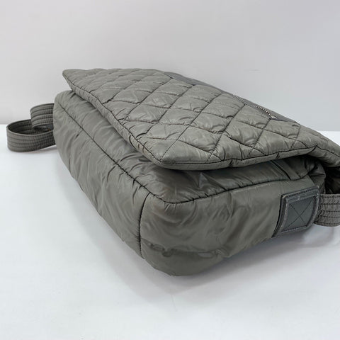 CHANEL Cococoon Messenger bag Nylon gray WS32360