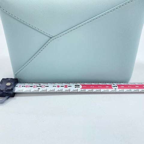 LOEWE x Snafujita Puzzle Bag Mini 2WAY Handbag leather blue WS32362