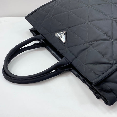 PRADA Tote Bag Nylon black WS32365