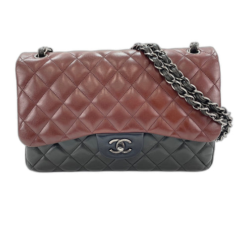 CHANEL Matelasse 30 Shoulder Bag lambskin Brown WS32367